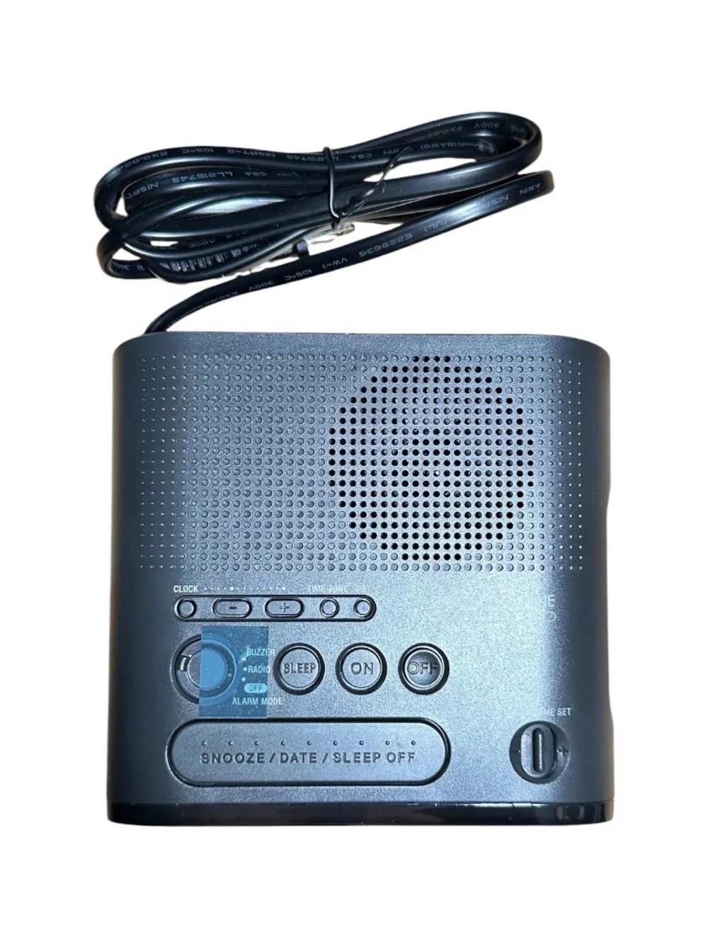 Sony Dream Machine Clock Radio - White with Yellow Label